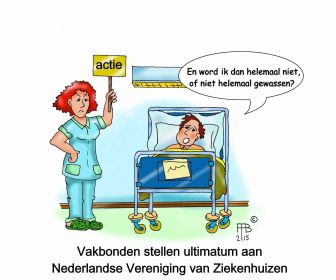 7 2 2015 Vakbonden stellen ultimatum aan Nederlandse Vereniging van Ziekenhuizen