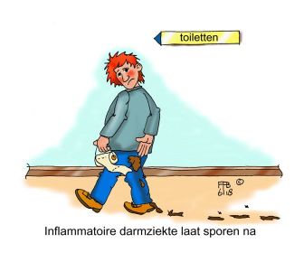 Inflammatoire darmziekte laat sporen na 
