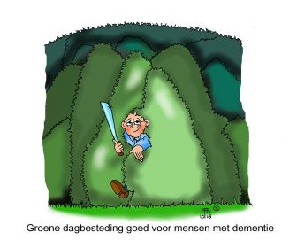 Groene dagbesteding goed voor mensen met dementie 