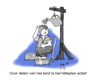 24 6 2019 voor delen van het land is het hitteplan actief